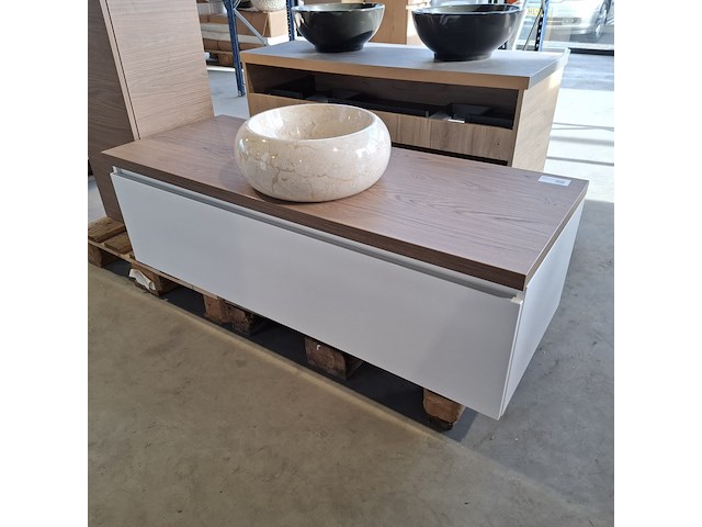 Badmeubel, hr badmeubelen, lorencio, glans wit - afbeelding 10 van  11