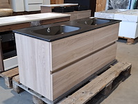 Badmeubel, hr badmeubelen, lorencio, grey oak - afbeelding 1 van  7