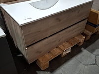 Badmeubel hr badmeubelen, lorencio, grijs eiken - afbeelding 5 van  12