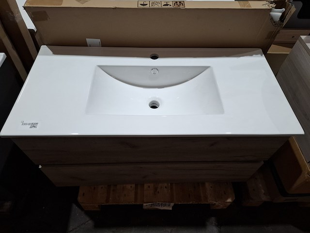 Badmeubel hr badmeubelen, lorencio, grijs eiken - afbeelding 7 van  12