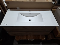 Badmeubel hr badmeubelen, lorencio, grijs eiken - afbeelding 7 van  12