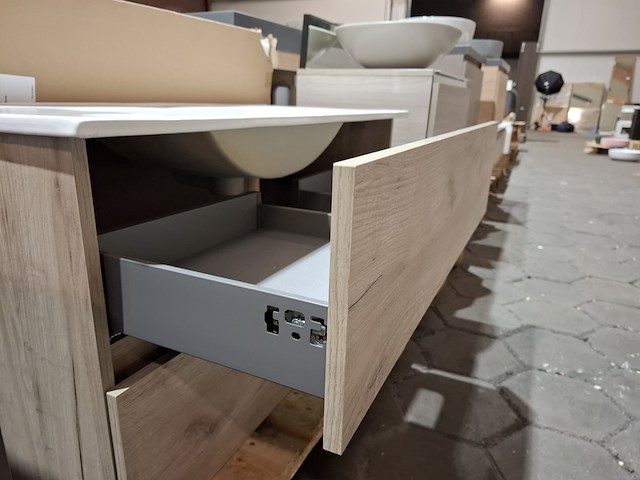 Badmeubel hr badmeubelen, lorencio, grijs eiken - afbeelding 9 van  12