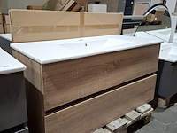 Badmeubel hr badmeubelen, lorencio, grijs eiken - afbeelding 2 van  9