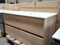 Badmeubel hr badmeubelen, lorencio, grijs eiken - afbeelding 3 van  9