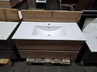 Badmeubel hr badmeubelen, lorencio, grijs eiken - afbeelding 4 van  9