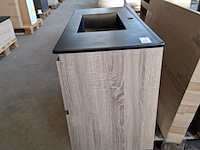 Badmeubel, hr badmeubelen, lorencio, grijs eiken - afbeelding 5 van  9