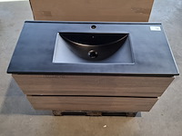 Badmeubel, hr badmeubelen, lorencio, grijs eiken - afbeelding 6 van  9