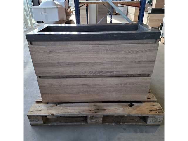 Badmeubel, hr badmeubelen, lorencio, grijs eiken - afbeelding 7 van  10