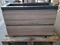 Badmeubel, hr badmeubelen, lorencio, grijs eiken - afbeelding 7 van  10