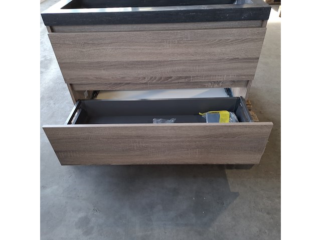 Badmeubel, hr badmeubelen, lorencio, grijs eiken - afbeelding 10 van  10