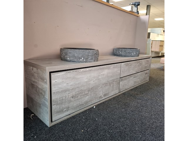 Badmeubel, hr badmeubelen, lorencio, light grey oak - afbeelding 8 van  14