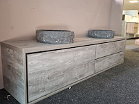 Badmeubel, hr badmeubelen, lorencio, light grey oak - afbeelding 8 van  14