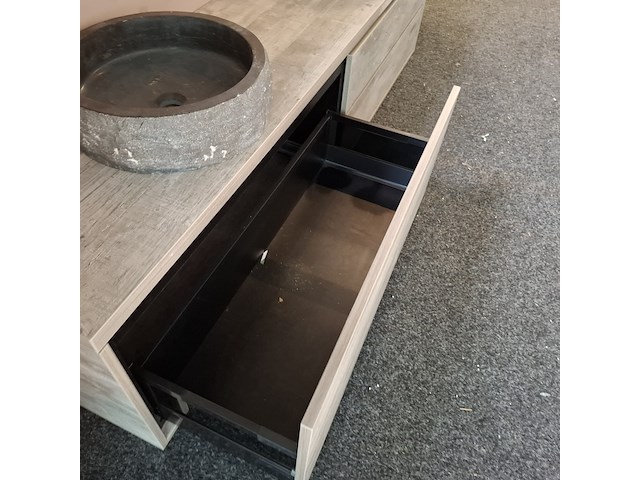 Badmeubel, hr badmeubelen, lorencio, light grey oak - afbeelding 10 van  14