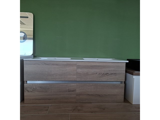 Badmeubel hr badmeubelen, lorencio, natural oak - afbeelding 1 van  10