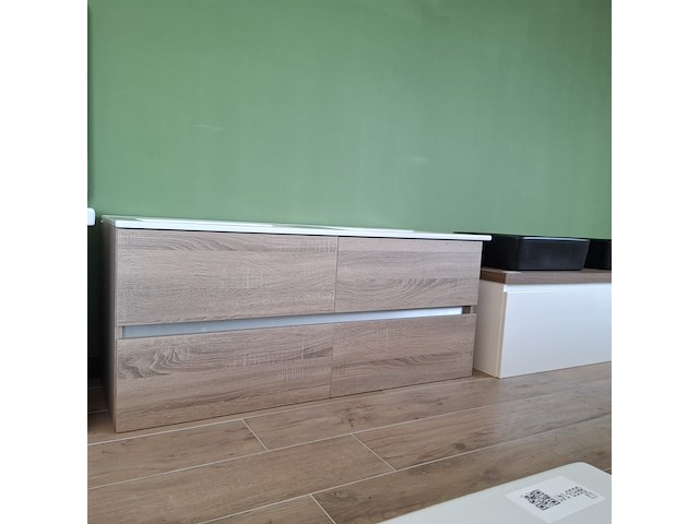 Badmeubel hr badmeubelen, lorencio, natural oak - afbeelding 3 van  10