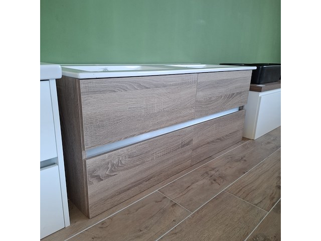 Badmeubel hr badmeubelen, lorencio, natural oak - afbeelding 4 van  10