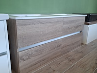 Badmeubel hr badmeubelen, lorencio, natural oak - afbeelding 4 van  10