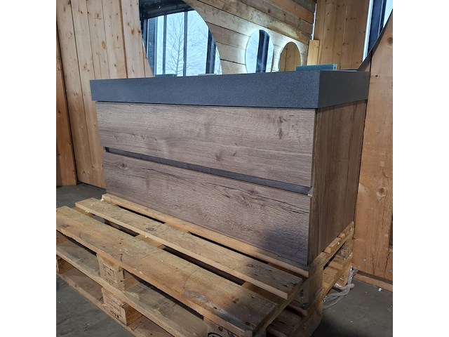 Badmeubel hr badmeubelen, lorencio, tobacco - afbeelding 10 van  12