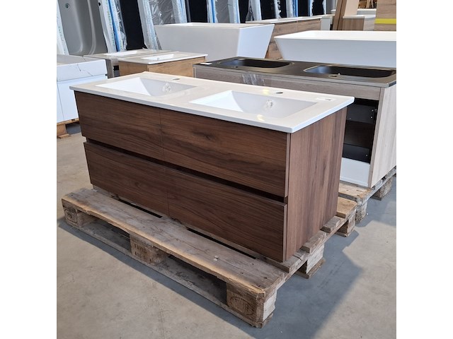 Badmeubel, hr badmeubelen, lorencio, walnoot - afbeelding 1 van  9