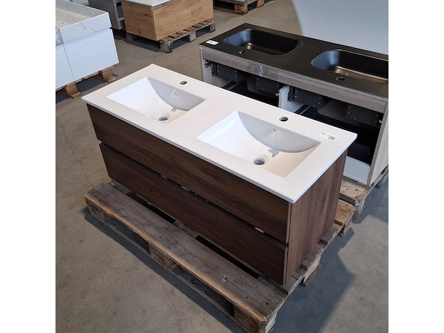 Badmeubel, hr badmeubelen, lorencio, walnoot - afbeelding 2 van  9