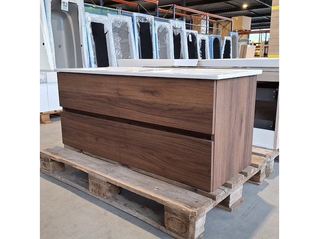 Badmeubel, hr badmeubelen, lorencio, walnoot - afbeelding 3 van  9