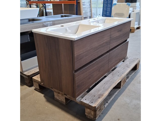 Badmeubel, hr badmeubelen, lorencio, walnoot - afbeelding 4 van  9