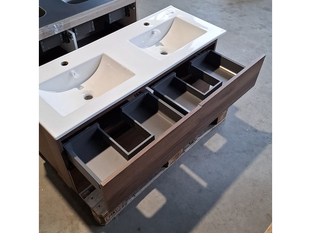 Badmeubel, hr badmeubelen, lorencio, walnoot - afbeelding 8 van  9