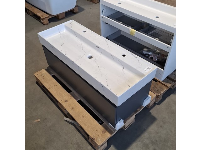 Badmeubel, hr badmeubelen, mat antraciet - afbeelding 3 van  8