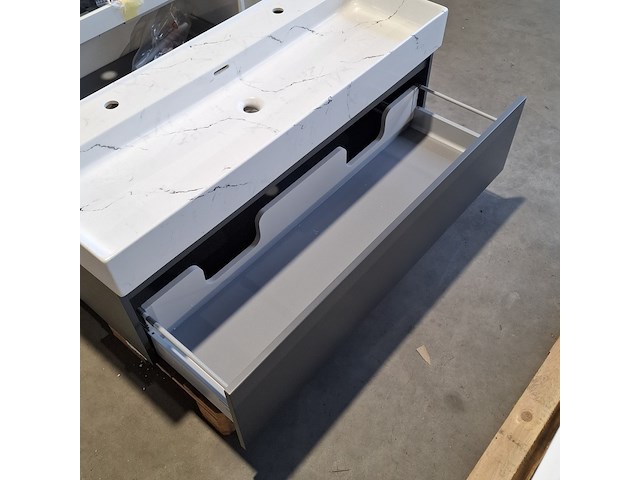 Badmeubel, hr badmeubelen, mat antraciet - afbeelding 7 van  8