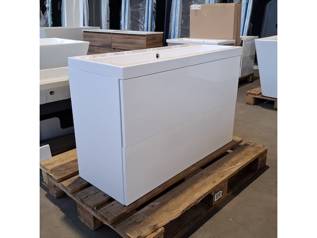 Badmeubel, hr badmeubelen, mat wit - afbeelding 1 van  8