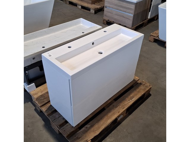 Badmeubel, hr badmeubelen, mat wit - afbeelding 2 van  8