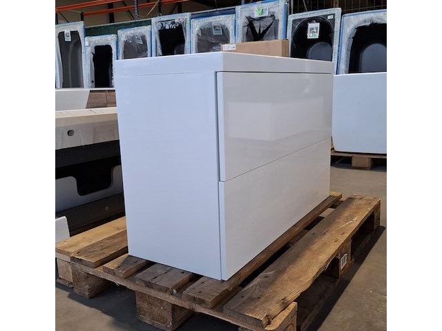 Badmeubel, hr badmeubelen, mat wit - afbeelding 3 van  8