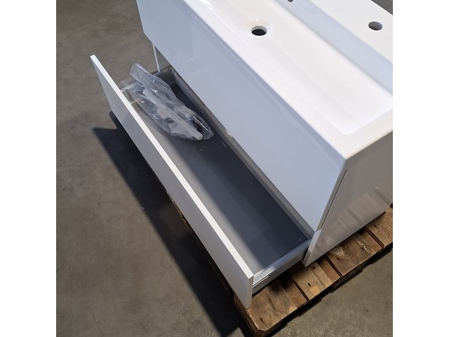 Badmeubel, hr badmeubelen, mat wit - afbeelding 6 van  8