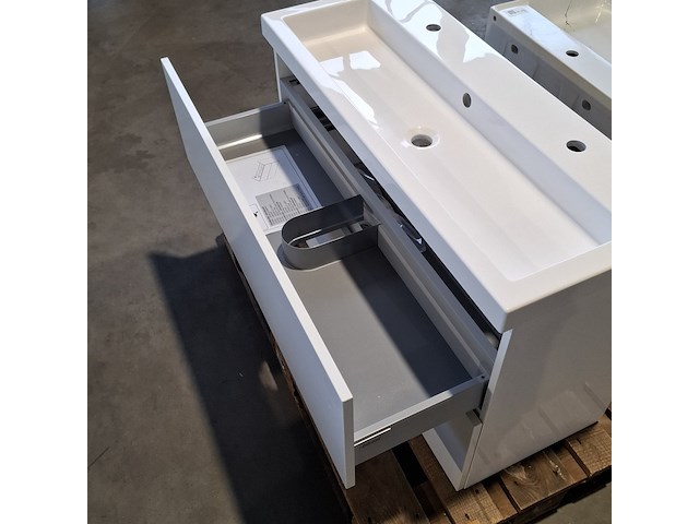 Badmeubel, hr badmeubelen, mat wit - afbeelding 7 van  8