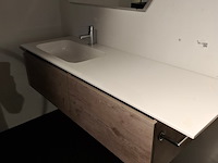 Badmeubel hr badmeubelen, matrix, concrete oak - afbeelding 5 van  15