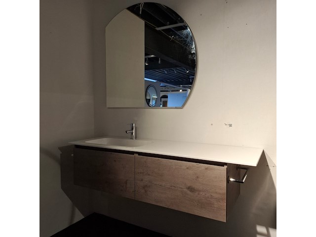 Badmeubel hr badmeubelen, matrix, concrete oak - afbeelding 1 van  15