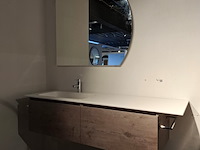Badmeubel hr badmeubelen, matrix, concrete oak