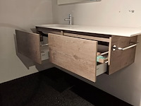 Badmeubel hr badmeubelen, matrix, concrete oak - afbeelding 10 van  15