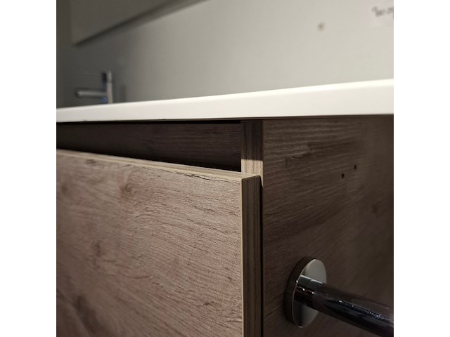 Badmeubel hr badmeubelen, matrix, concrete oak - afbeelding 12 van  15