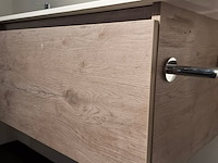 Badmeubel hr badmeubelen, matrix, concrete oak - afbeelding 13 van  15