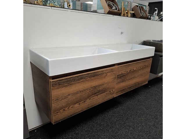 Badmeubel, hr badmeubelen, matrix, raw oak - afbeelding 6 van  12
