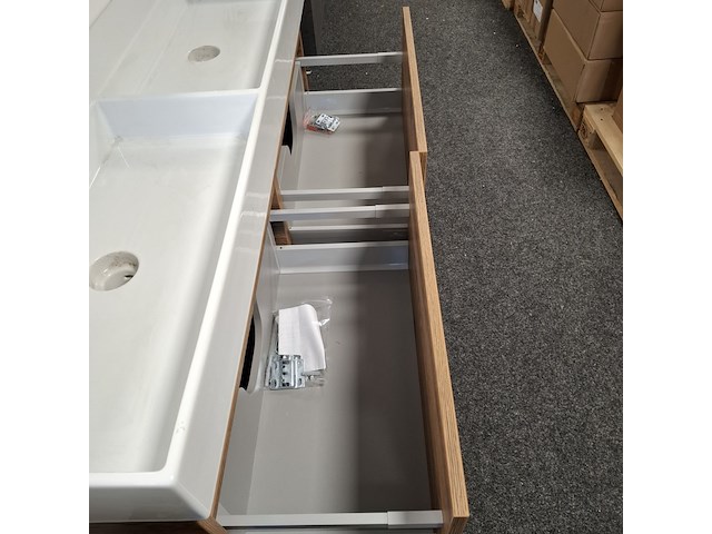 Badmeubel, hr badmeubelen, matrix, raw oak - afbeelding 10 van  12