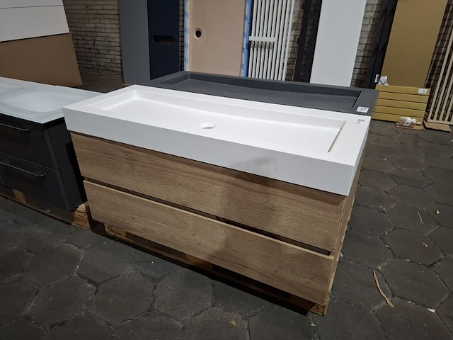 Badmeubel hr badmeubelen, natuur eiken - afbeelding 4 van  10