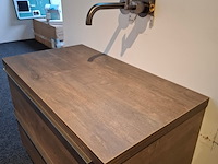 Badmeubel hr badmeubelen, pulse, concrete oak - afbeelding 3 van  14