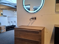 Badmeubel hr badmeubelen, pulse, concrete oak