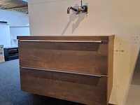 Badmeubel hr badmeubelen, pulse, concrete oak - afbeelding 8 van  14