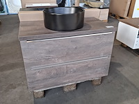 Badmeubel, hr badmeubelen, pulse, truffel oak - afbeelding 1 van  10