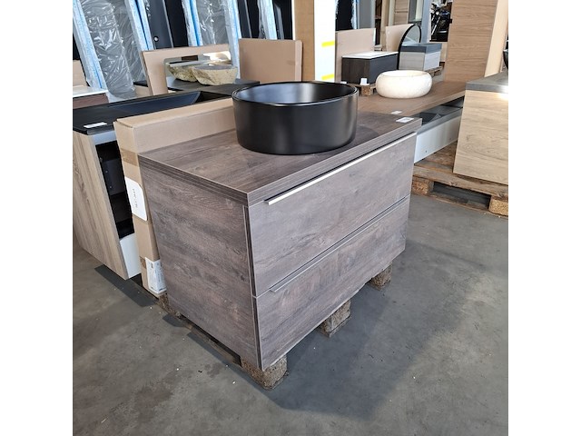 Badmeubel, hr badmeubelen, pulse, truffel oak - afbeelding 3 van  10