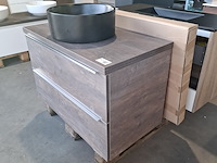 Badmeubel, hr badmeubelen, pulse, truffel oak - afbeelding 4 van  10