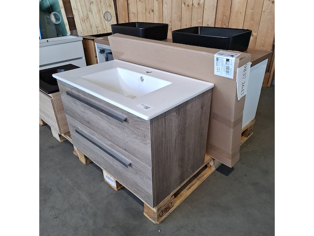 Badmeubel, hr badmeubelen, seville, nebraska eiken - afbeelding 5 van  11